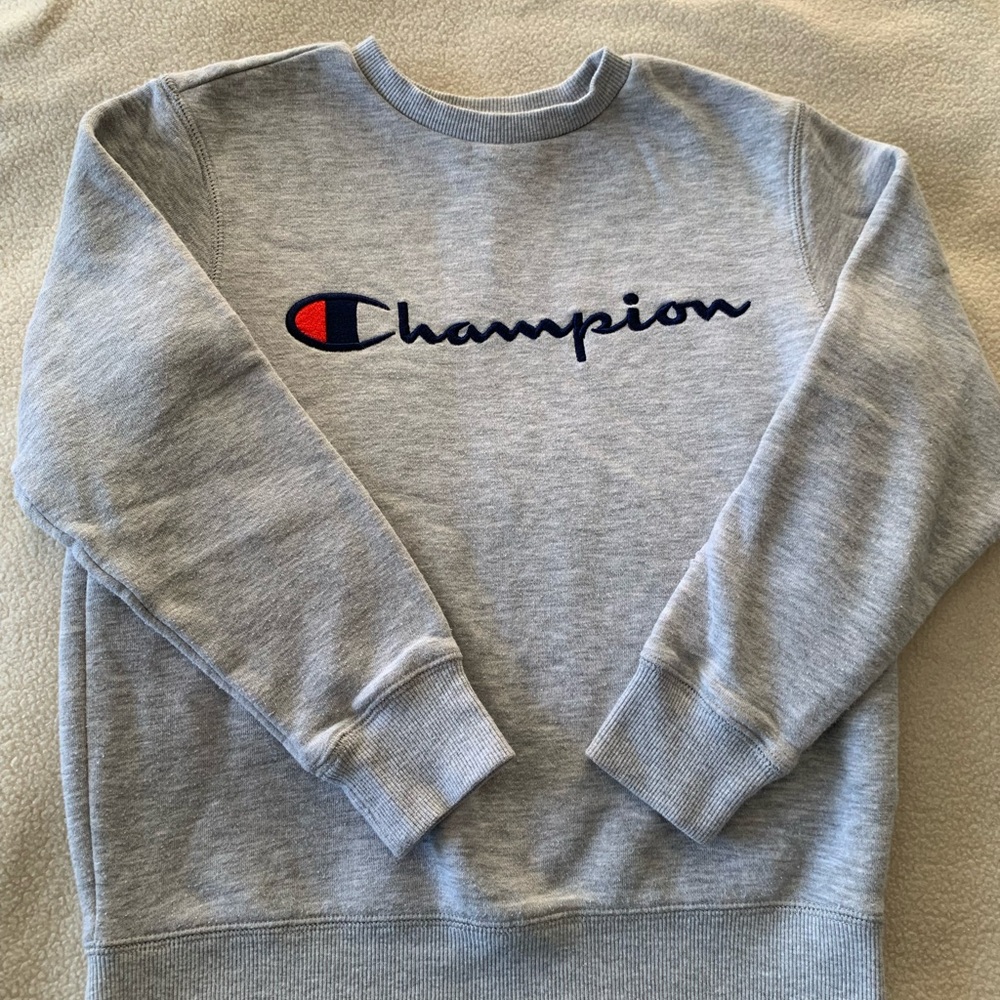 Champion Heather Gray Athletic Sweatshirt